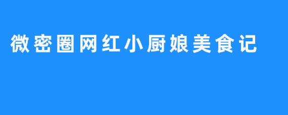 微密圈网红小厨娘美食记